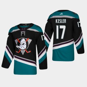 Herren Anaheim Ducks Eishockey Trikot Ryan Kesler #17 2018-19 Schwarz Teal Authentic